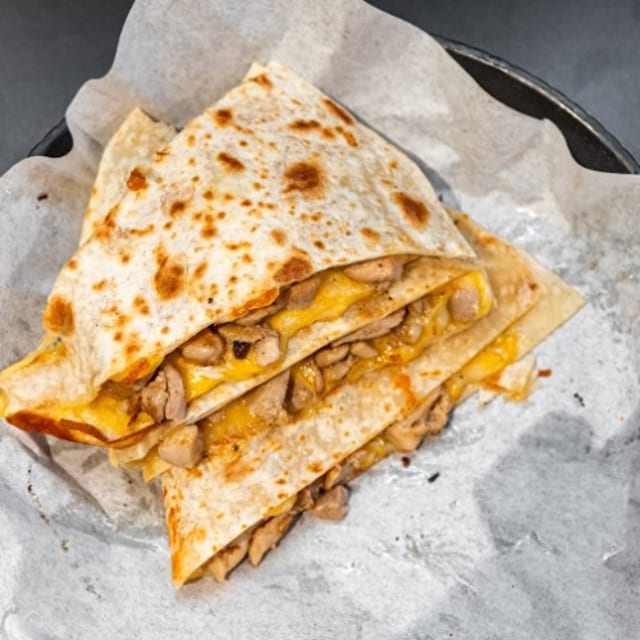 Pollo Asado Quesadilla.