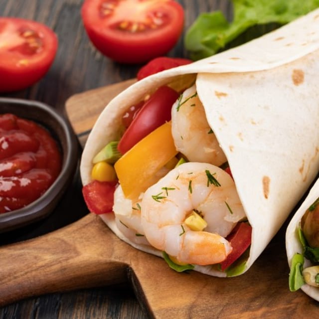 Shrimp Burrito.