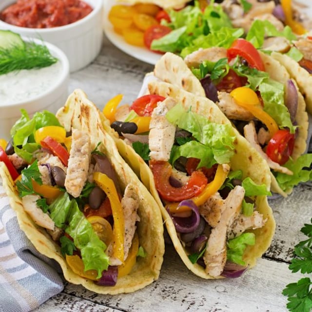 One Pollo Asado Taco.